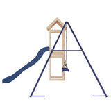 Outdoor Playset Solid Wood Pine - Rear View