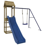 Outdoor Playset Impregnated Wood Pine - Side View