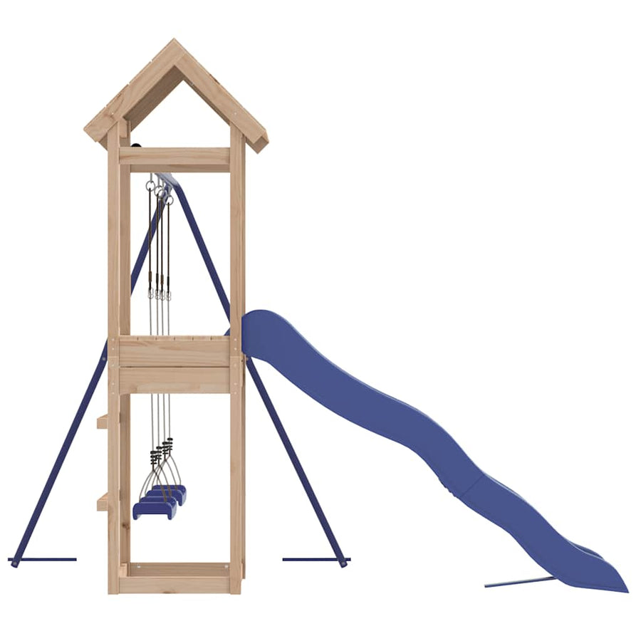 Outdoor Playset Solid Wood Pine