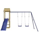 Outdoor Playset Impregnated Wood Pine - Top-Down View
