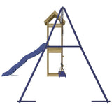 Outdoor Playset Impregnated Wood Pine - Rear View