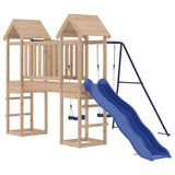 Outdoor Playset Solid Wood Pine - Side View