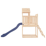Outdoor Playset Solid Wood Pine - Rear View