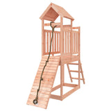 Playhouse with Climbing Wall Solid Wood Douglas - Side View
