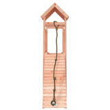 Playhouse with Climbing Wall Solid Wood Douglas - Top-Down View