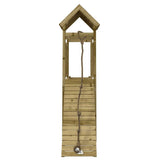 Playhouse with Climbing Wall Impregnated Wood Pine