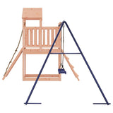 Outdoor Playset Solid Wood Douglas - Rear View