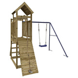 Outdoor Playset Impregnated Wood Pine - Side View
