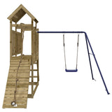 Outdoor Playset Impregnated Wood Pine - Top-Down View