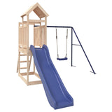 Outdoor Playset Solid Wood Pine - Side View