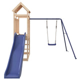 Outdoor Playset Solid Wood Pine - Top-Down View
