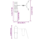Outdoor Playset Solid Wood Pine - Extra Image