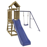Outdoor Playset Impregnated Wood Pine - Side View