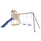 Outdoor Playset Solid Wood Pine - Front View