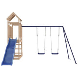 Outdoor Playset Solid Wood Pine - Top-Down View