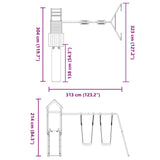 Outdoor Playset Solid Wood Douglas - Extra Image