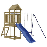Outdoor Playset Impregnated Wood Pine - Side View