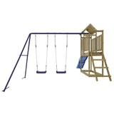 Outdoor Playset Impregnated Wood Pine - Close-Up Angle