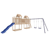 Outdoor Playset Solid Wood Pine - Front View