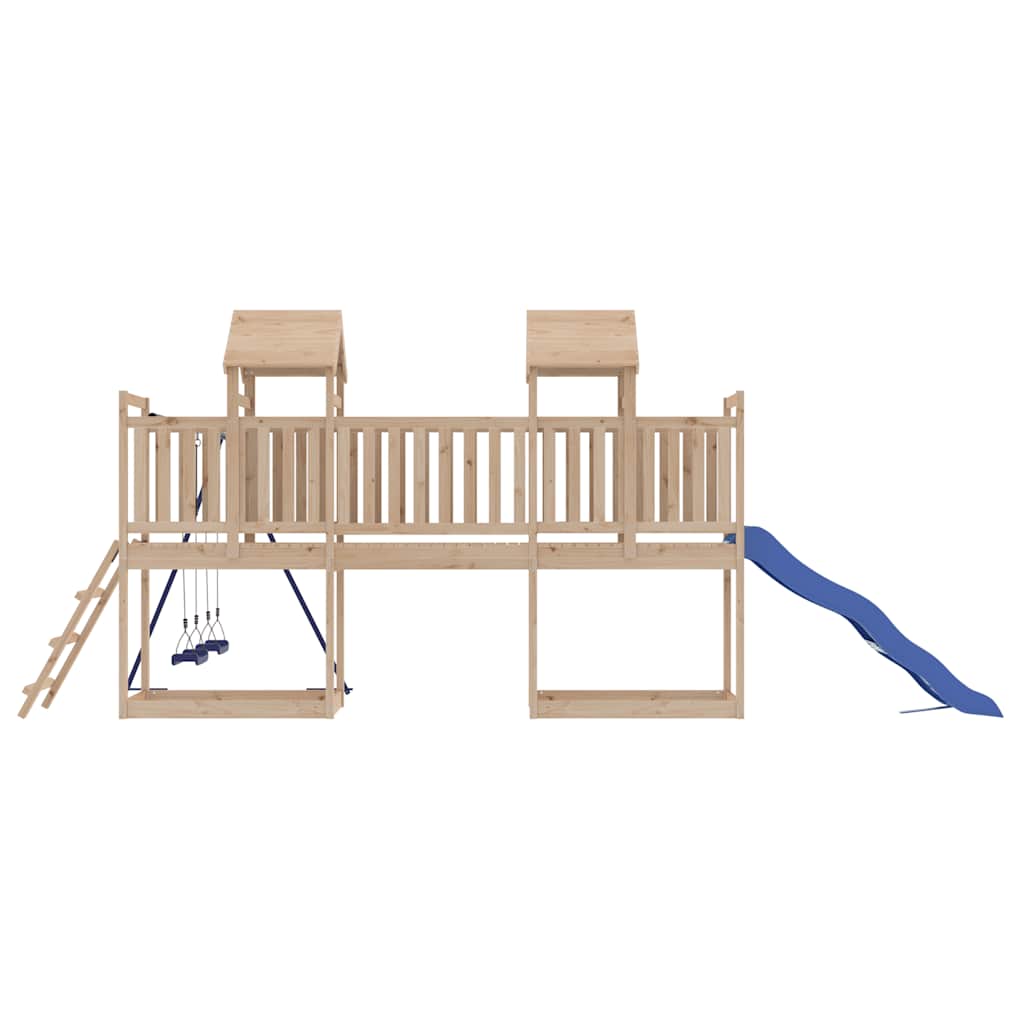 Outdoor Playset Solid Wood Pine