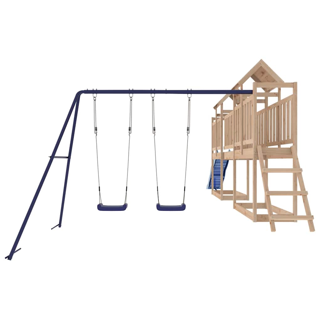 Outdoor Playset Solid Wood Pine