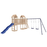 Outdoor Playset Solid Wood Pine - Front View
