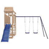 Outdoor Playset Solid Wood Pine - Top-Down View
