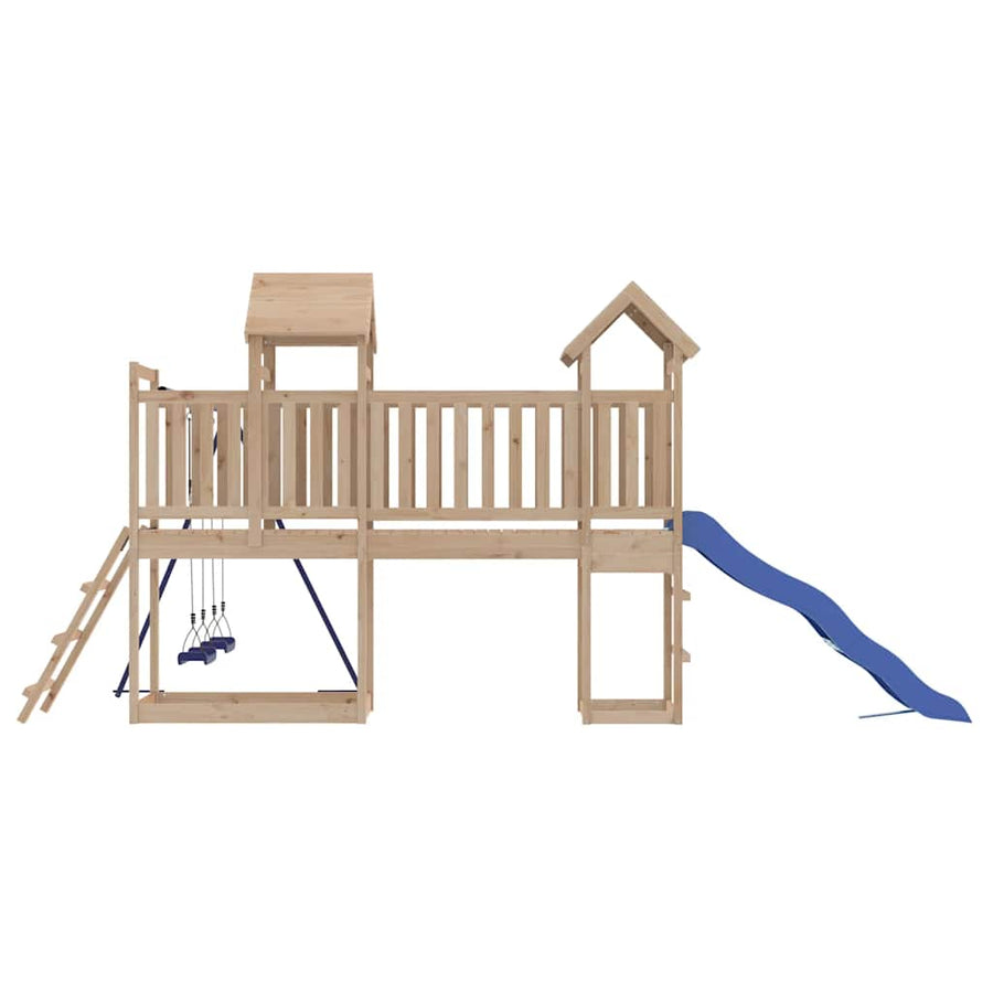 Outdoor Playset Solid Wood Pine