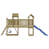 Outdoor Playset Impregnated Wood Pine - 45-Degree Angle