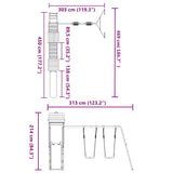 Outdoor Playset Impregnated Wood Pine