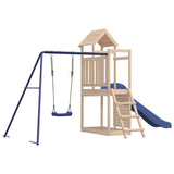 Outdoor Playset Solid Wood Pine - Side View