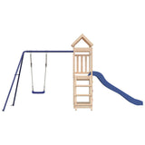 Outdoor Playset Solid Wood Pine - 45-Degree Angle