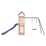 Outdoor Playset Solid Wood Douglas - Rear View