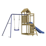 Outdoor Playset Impregnated Wood Pine - Side View