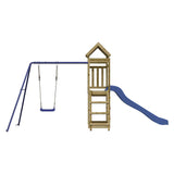 Outdoor Playset Impregnated Wood Pine - 45-Degree Angle