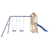Outdoor Playset Solid Wood Pine - Top-Down View