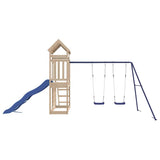 Outdoor Playset Solid Wood Pine - Close-Up Angle