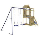 Outdoor Playset Impregnated Wood Pine - Side View