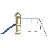 Outdoor Playset Impregnated Wood Pine - Close-Up Angle