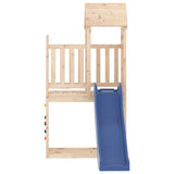 Outdoor Playset Solid Wood Pine - Side View