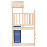 Outdoor Playset Solid Wood Pine - Rear View