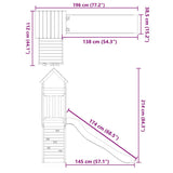 Outdoor Playset Solid Wood Pine - Extra Image