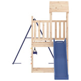 Outdoor Playset Solid Wood Pine - Front View