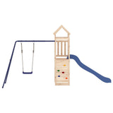 Outdoor Playset Solid Wood Pine - Top-Down View