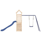 Outdoor Playset Solid Wood Pine - Close-Up Angle