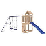 Outdoor Playset Solid Wood Pine - Front View