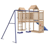 Outdoor Playset Solid Wood Pine - Side View