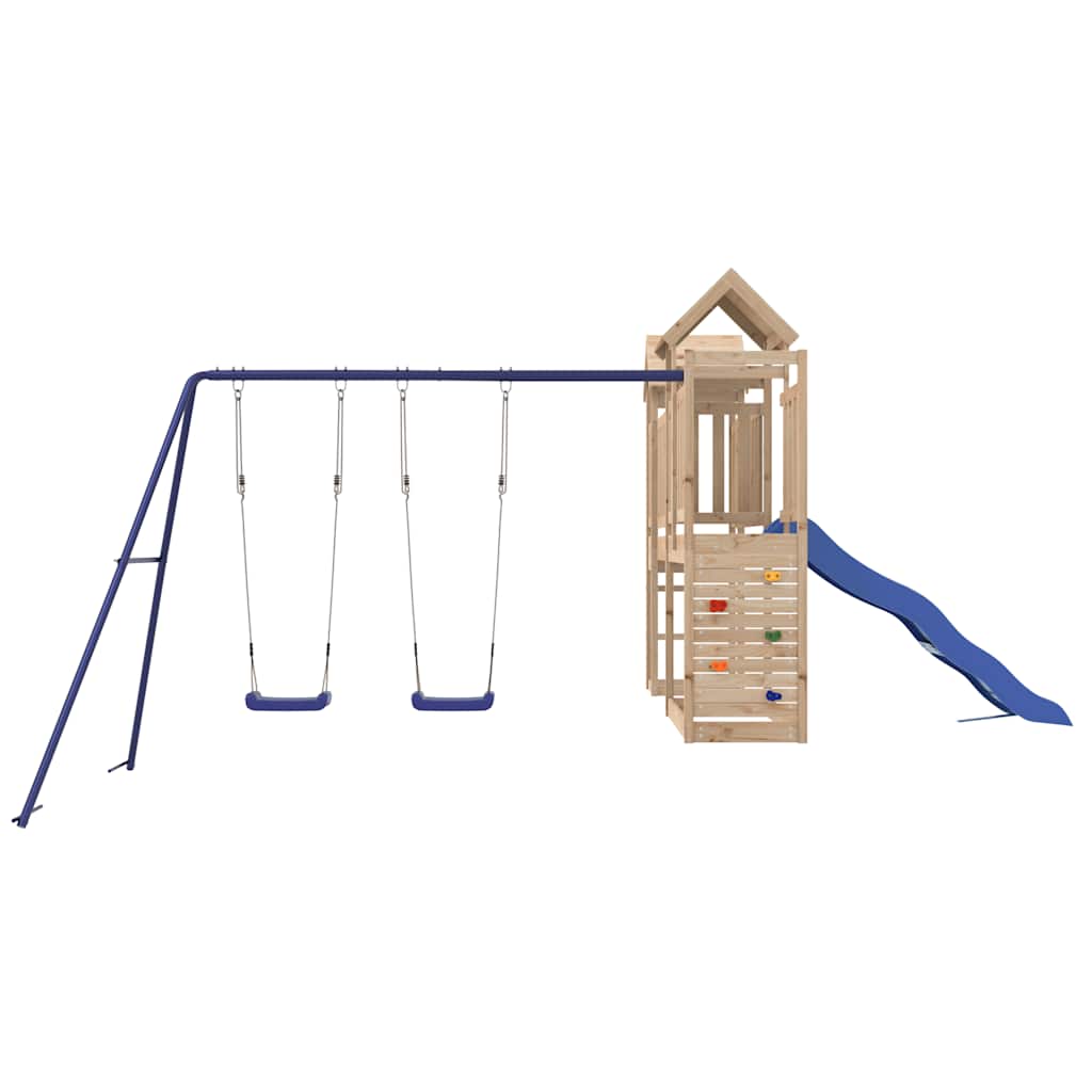 Outdoor Playset Solid Wood Pine