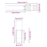 Outdoor Playset Solid Wood Douglas - Extra Image