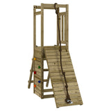 Outdoor Playset Impregnated Wood Pine - Front View